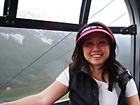 Patti enjoying gondola ride