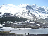 Mountain and mineral lake