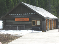 Lake Louise log cabin