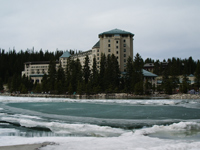 Hotel from across lake