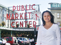 Patti at the Pike Street Market