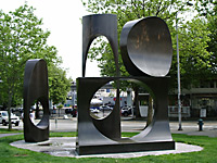 modern art laying around