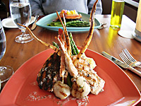 Great food at the restaurant