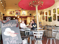 Artsy coffee shop on Pike street